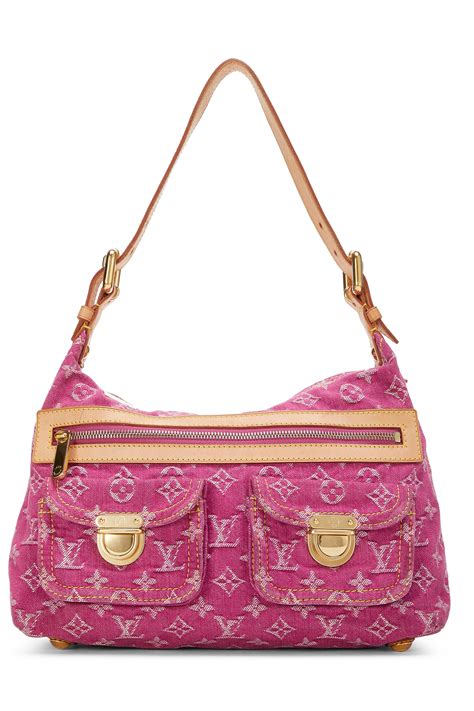 pink lv shoulder bag|louis vuitton pink monogram bag.